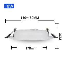 Led Recessed Downlight AC/DC 12V 24V 36V LED Decoration Round Ceiling Lamp 36W 18W 15W 12W 9W 3W LED Spot Light FOR Low Voltages