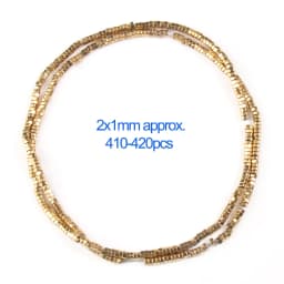 AAA+ Color Retention Gold Plated Natural Hematite Beads Round Cube Cylinder Loose Rondelle Beads For Jewelry Making DIY Bracelet