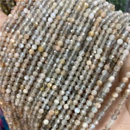 Faceted Natural 2 3 mm Stone Bead Zircon Rose Quartzs Amethysts Rubys Agates Seed Beads for Jewelry Making Beadwork DIY Supplies
