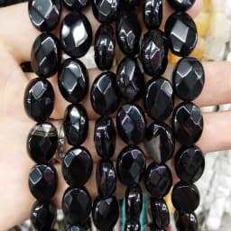 8 10 12mm Faceted Natural Stone Oval Shape Agates Crystal Turquoises Beads For Jewelry Making DIY Necklace Bracelet Accessories