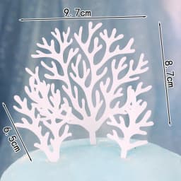 Crown Mermaid Fish Tail Ocean World Girl Cake Topper Birthday Dessert Decoration for Children's Day Party Supplies Lovely Gift
