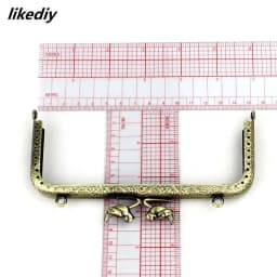 10 Pcs/Lot 15 CM Antique Bronze Square Bird Bead Metal Purse Frame Carved Kiss Clasp DIY Bag Accessory