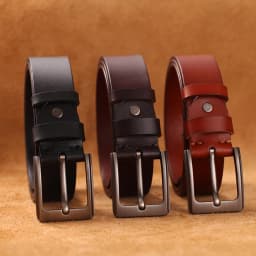 VAMOS KATOAL 100% Genuine Leather Belts For Men High Quality Casual Jeans Belt Cowskin Business Belt Cowboy Waistband