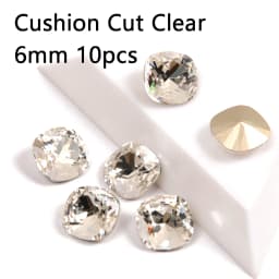 Different Shapes Super Clear 10PCS Rhinestones Glass DIY Accessories Crafts Crystal Jewels Beads For Nail Art Garment Decoration