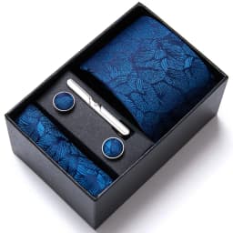 Top Quality 7.5 cm Business Ties Hanky Cufflink Set Tie Clips Green Necktie Corbatas For Men Wedding In Gift Box Slim Gravatas