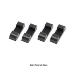 PE Film Jewelry Storage Box 3D Packaging Case Gemstone Free Stand Floating Frame Membrane Ring Earrings Necklace Display Holder