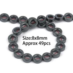 Natural Black Hematite Round Beads Star Heart Column Irregular Shape For Jewelry Making DIY Charms Bracelets Accessories 15''