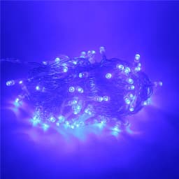 Dark Green/Transparent Soft LED Light String Fairy Garland Star Effect DC12V 4 Colors Holiday Christmas Party Exterior Layout