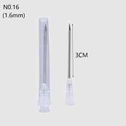 25 Pcs Sharp Pointed Needles Individually Packaged 16G/18G/20/21/22/23/25/26G Glue Dispenser Tool
