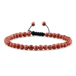 4mm Stone Beads Adjustable Bracelet For Men Natural Tiger Eye Lava Chalcedony Onyx Woven Bracelets Women Yoga Jewelry Pulseras