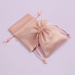 50pcs Velvet Drawstring Bag Chic Small Gift Packing Bag Earrings Ring Necklace Jewelry Packaging Display Flannel Pink Pouches