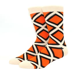 Male Tide Brand men cotton Socks Gradient Color summer Style long wedding sock Men's High Funny Happy Business Socks man sox