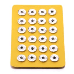 2022 New High Quality Snap Jewelry Display Board Fit 18mm Snap Buttons Jewelry Black Flannel PVC Snap Display Holder
