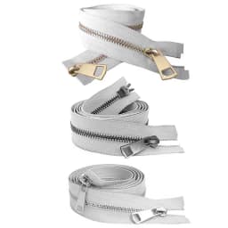 20/30/40/50/60/70/80cm 5# Colorful High Quality Open-end Double Sliders Metal Zipper DIY Handcraft For Cloth Pocket Garment Bags