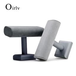 Oirlv Watch Display Stand PU Leather Bracelet Display Holder Jewelry Organizer Rack T Shape Watch Rack Storage
