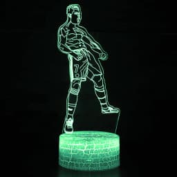 Magiclux Novelty Lighting 3D Illusion LED Lamp Soccer Ronaldo Model Night Lights For Kids Bedroom Decoration Creative Gift