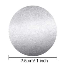 100pcs/lot Round Golden Silver Blue Scratch Coating Cute Stickers DIY Multifunction Gifts Scraping Sticker