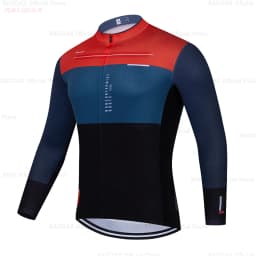 RAUDAX 2026 Mens Long Sleeve Cycling Jersey Mtb Cycling Clothing Breathable Bicycle Maillot Ropa Ciclismo Sportwear Bike Clothes
