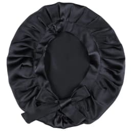 SuyaDream 100% Mulberry Silk Sleep Cap for Women Hair Care Natural 19 Momme Silk Night Bonnet with Adjustable Ribbons