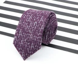 Men's Business Diamond Check Tie Artificial Wool Cotton Dark Color Tie Striped Black Grey Necktie For Daily Accessory Paty Gift