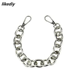 1 Piece About 30 CM O Type Replacement Short Metal Chain For Handbag DIY Bag Strap Accessories Bronze/Silver/Gold/Gun Black