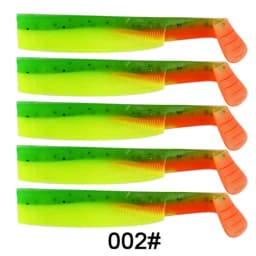 FTK Soft Black Minnow Head 5g 12g 25g Soft Lure Jig Bait Bass Pike Fishing Silicone Baits Crank Hook Jigging Bass Zander