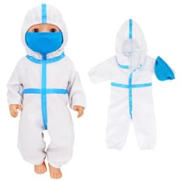 43 Cm Baby Doll Clothes Rompers for 17 Inch Baby Doll Suit Costume Set