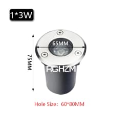 Waterproof Led Light Garden Underground Lamps 3W 5W 7W 9W IP68 Outdoor Buried Path Spot Recessed Ground Lighting 85-265V DC12V