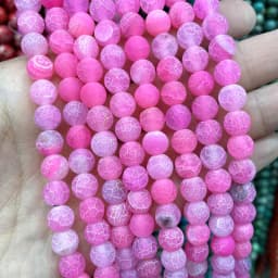 4 6 8 10 MM Natural Colorful Agates Round Loose Stone Beads For Jewelry Making Charm Diy Bracelet Necklace Earrings Material