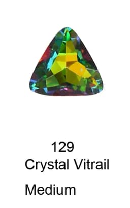 High Quality Pointed Back Gems K9 Glass Fancy Stone Triangle Crystal Rhinestone Loose Stones For DIY Jewelry Decoration Crafts