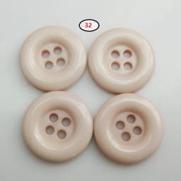 NBNNEG 30Pcs Multicolors 18MM Round Buttons Resin Decorative Scrapbooking Botoes Tailor Garment Sewing Accessory
