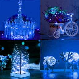 LED String Light Copper Wire Fariy Light, Battery Operated Garland Decoration Lights 2M 20LED 4M 40LED Wedding Christmas Light