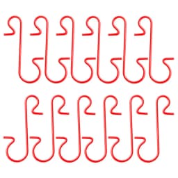 50Pcs Christmas Ornament Hooks Xmas Tree Decor Hanger Hook Stainless Steel S-Shaped Hook Birthday Party Supplies Home Accessory