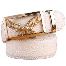business mens belts luxury 2020 strap formal cinto eagle 180 automatic buckle big size 140 cm 150 160 girdle 170 fiber leather