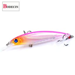 Jerkbait Minnow Fishing Lures Hard Plastic Bait Artificial Lure Bass Pike ABS Wobbler for Fish Hooks Crankbait 3D Eyes Sea 1pcs