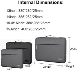 WIWU Waterproof Laptop Sleeve for MacBook Pro 14 2026 Laptop Bag Case for MacBook Air 13 15.3 2025 Fashion Notebook Bag 14 15.6