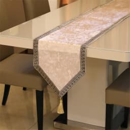 New Chinese Simple Tablecloth Modern Table Black Flag Runner European Velvet Bed Runner Pure Color Table Cloth