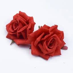 100pcs Silk Roses Flowers Wall Bathroom Accessories Christmas Decorations for Home Wedding Cheap Artificial Plants Bride Brooch