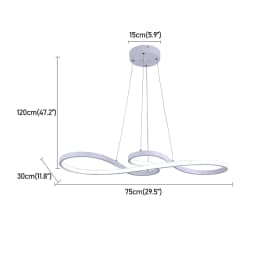 Nordic Led Pendant Light Decorative Led Ceiling Lamps Art Design Minimalist Dining Room Hanging Light Fixture Indoor Lighting