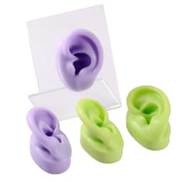 1 Pieces New Silicone Ear Model Professional Practice Piercing Tools Earring Ear Stud Display Tools Can Be Reused Body Jewelry