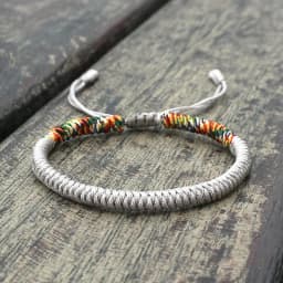 New Men Bracelet Tibetan Buddhist Handmade Braided Adjustable King Kong Knot Rope Chain Bracelets & Bangles Male Lucky Jewelry