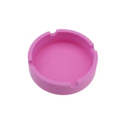 Silicone World Portable Silicone Round Ashtray Durable Soft Eco-friendly Ashtray High Temperature ResistanceAnti-fall Anti-slip