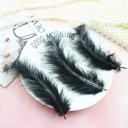 Natural Feathers 10-15cm Turkey Plume 4-6 Inches Chicken Feather Colorful Plumas Para Manualidades For Wedding Dress Decoration