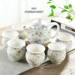 Chinese Ceramic Tea Set Kung Fu Porcelain Tea Cup Pot Set Dragon Teapot Teacup Kungfu Teaset Puer Oolong Tea Ceremony Teaware