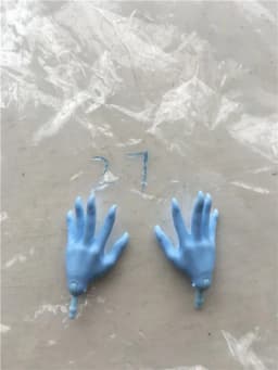 New Original Replacement Doll Hands Monstering High Doll Toy Parts Black Gray Yellow Blue Fishman Doll Hands DIY Toy Accessories