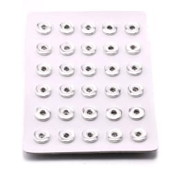 2022 New High Quality Snap Jewelry Display Board Fit 18mm Snap Buttons Jewelry Black Flannel PVC Snap Display Holder