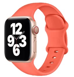 Silicone Strap For Apple Watch band 44mm 40mm 38mm 42mm 44 mm Rubber watchband smartwatch correa bracelet iWatch 3 4 5 6 se band