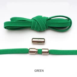 New Flat No Tie Shoelaces Elastic Metal Lock Shoe laces Special Creative Kids Adult Unisex Sneakers Shoelace Fast Lazy Laces