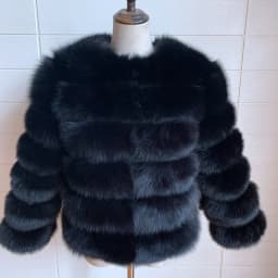 100% Natural Fur Jacket Real Fur Coat Winter Jacket Women Natural Fox Fur Luxury Fashion 50cm Short Jacket Wholesale Hot 2022