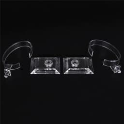 New 2pc/lot Acrylic Clear Watch Bracelet Bangle Display Holder Stand Rack Retail Shop Showcase Brazaletes Jewelry Rack Wholesale